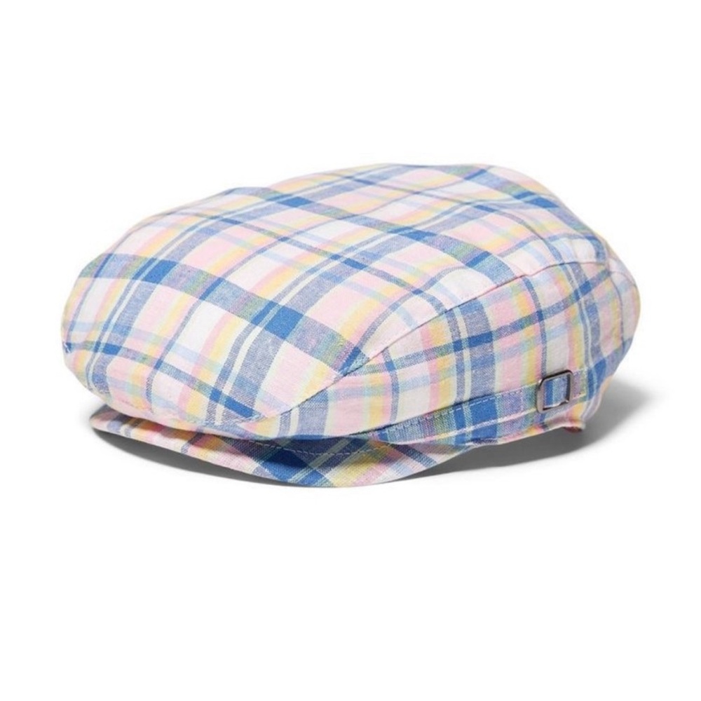 Janie and Jack Plaid Newsboy Cap Size 2T to 3 NWOT